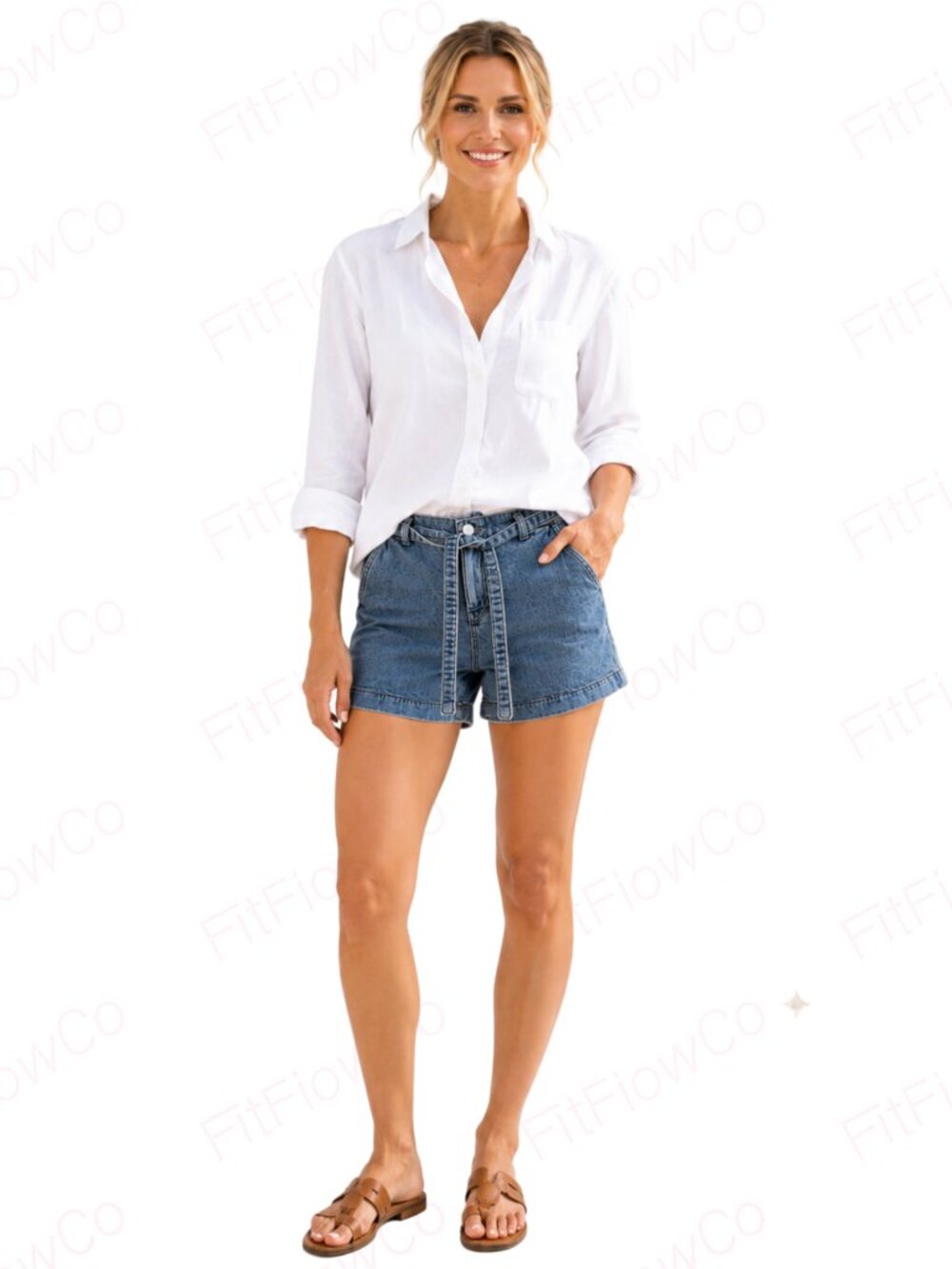 Calvin Klein Jeans A-Line Denim Shorts Women’s 24 High Rise 5.5” Inseam NWT